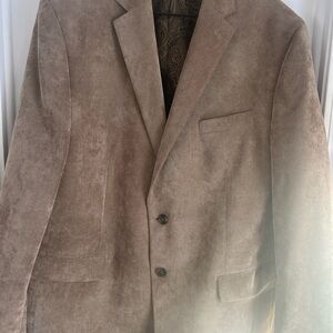 Chaps Men’s Corduroy Brown Classic Tan Blazer 46R